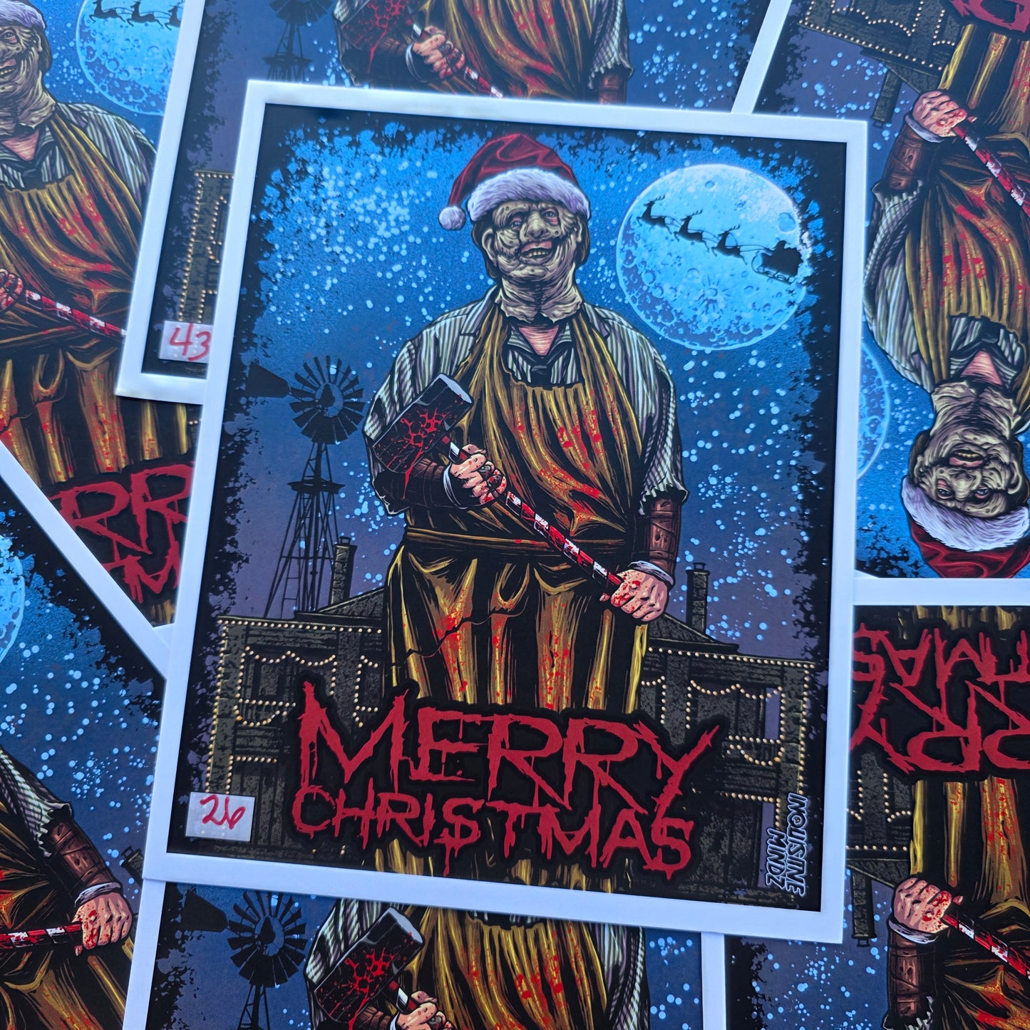 8X10 ART PRINT: "T.C.M. CHRISTMAS"