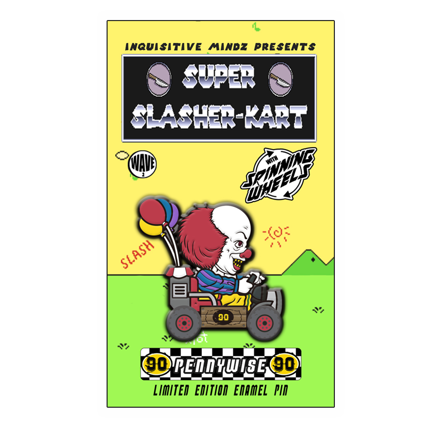 SUPER SLASHER-KART WAVE2: O.G. PIN PENNYWISE (SINGLE PIN)