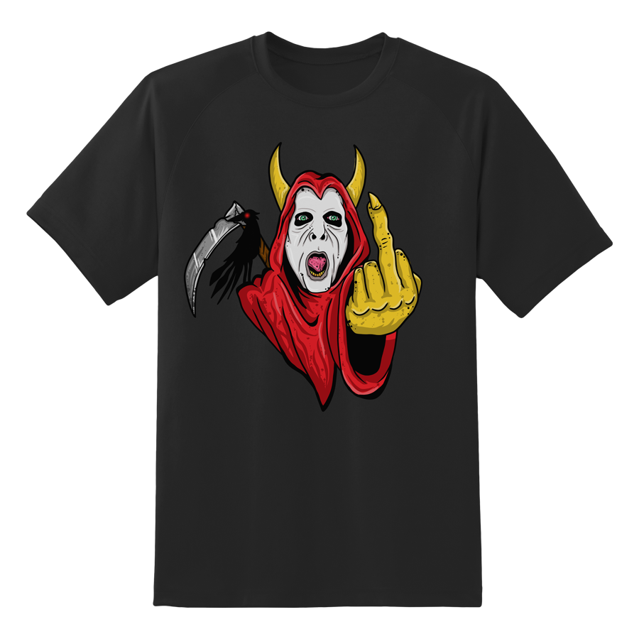 SHIRT JOKER CARD MASH-UPS: DEATH (HELLS PIT)