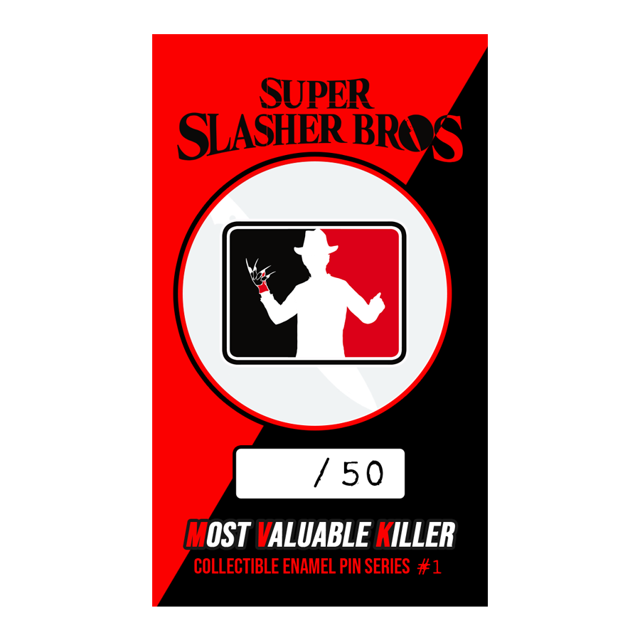 ENAMEL PIN: S.S.B. MOST VALUABLE KILLER - FREDDY