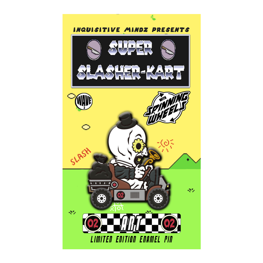 SUPER SLASHER-KART WAVE2: O.G. PIN ART THE CLOWN (SINGLE PIN)