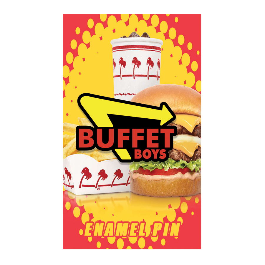 ENAMEL PIN: BUFFET BOY$