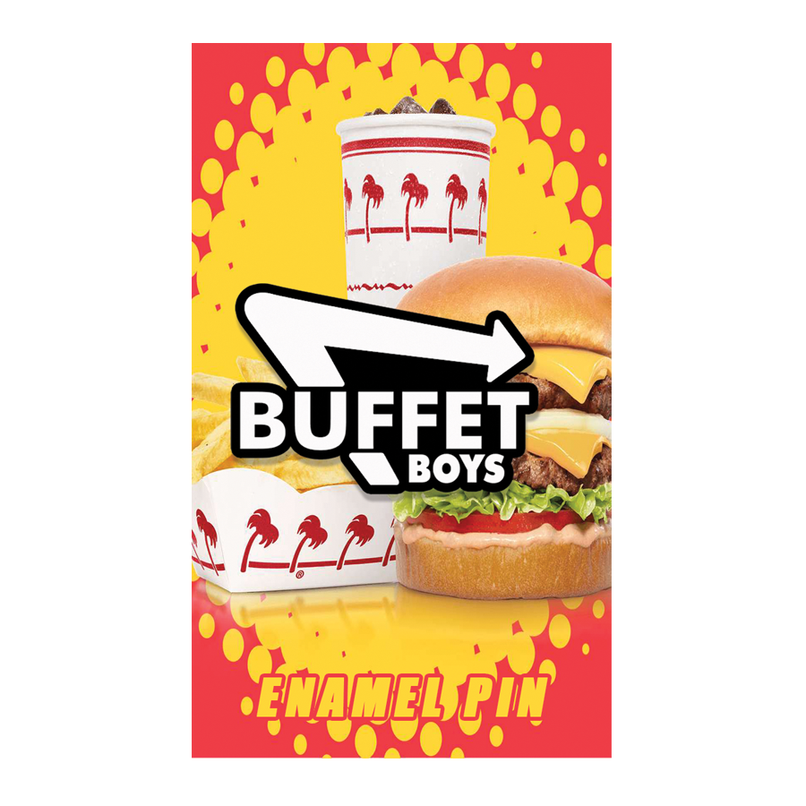 ENAMEL PIN: BUFFET BOY$