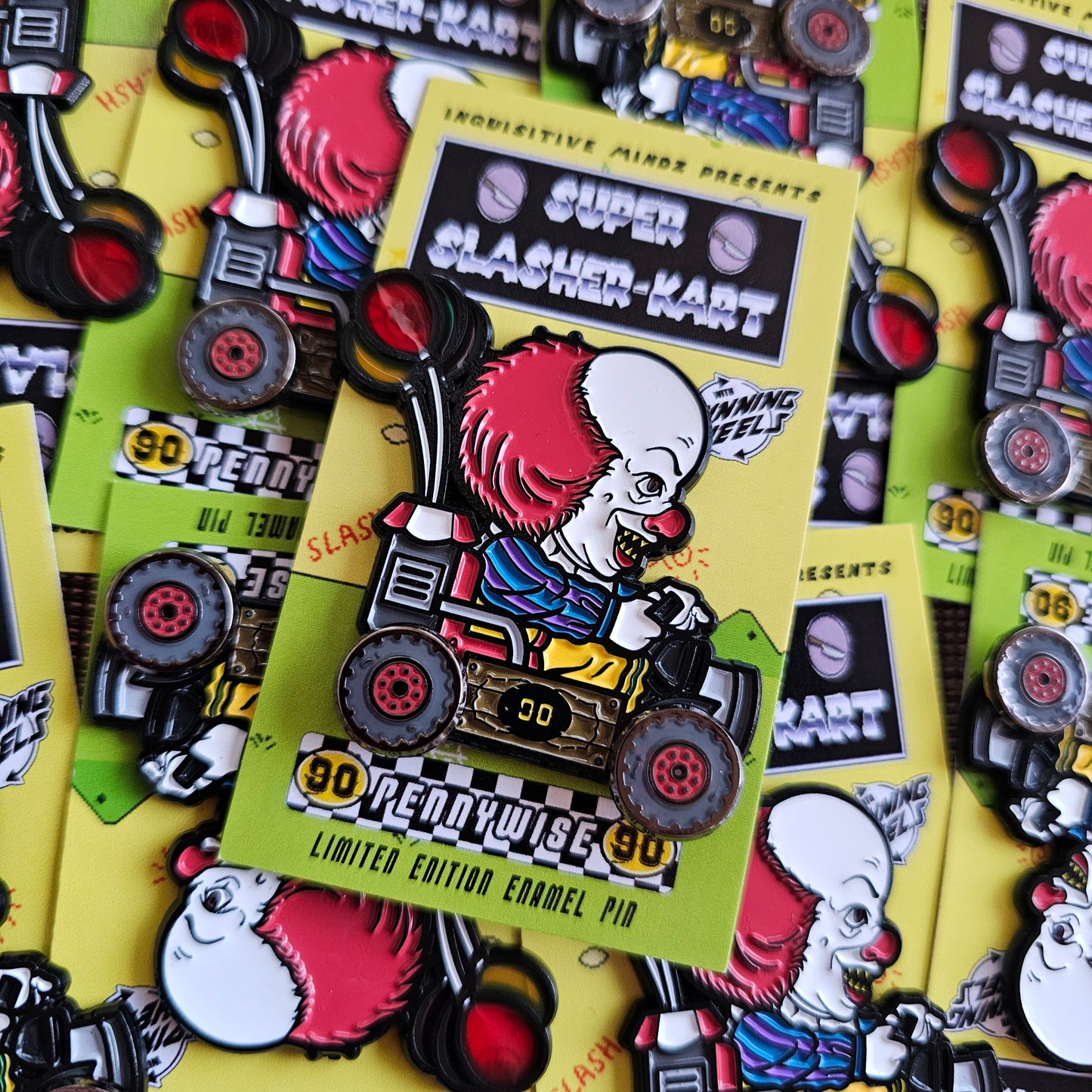 SUPER SLASHER-KART WAVE2: O.G. PIN PENNYWISE (SINGLE PIN)