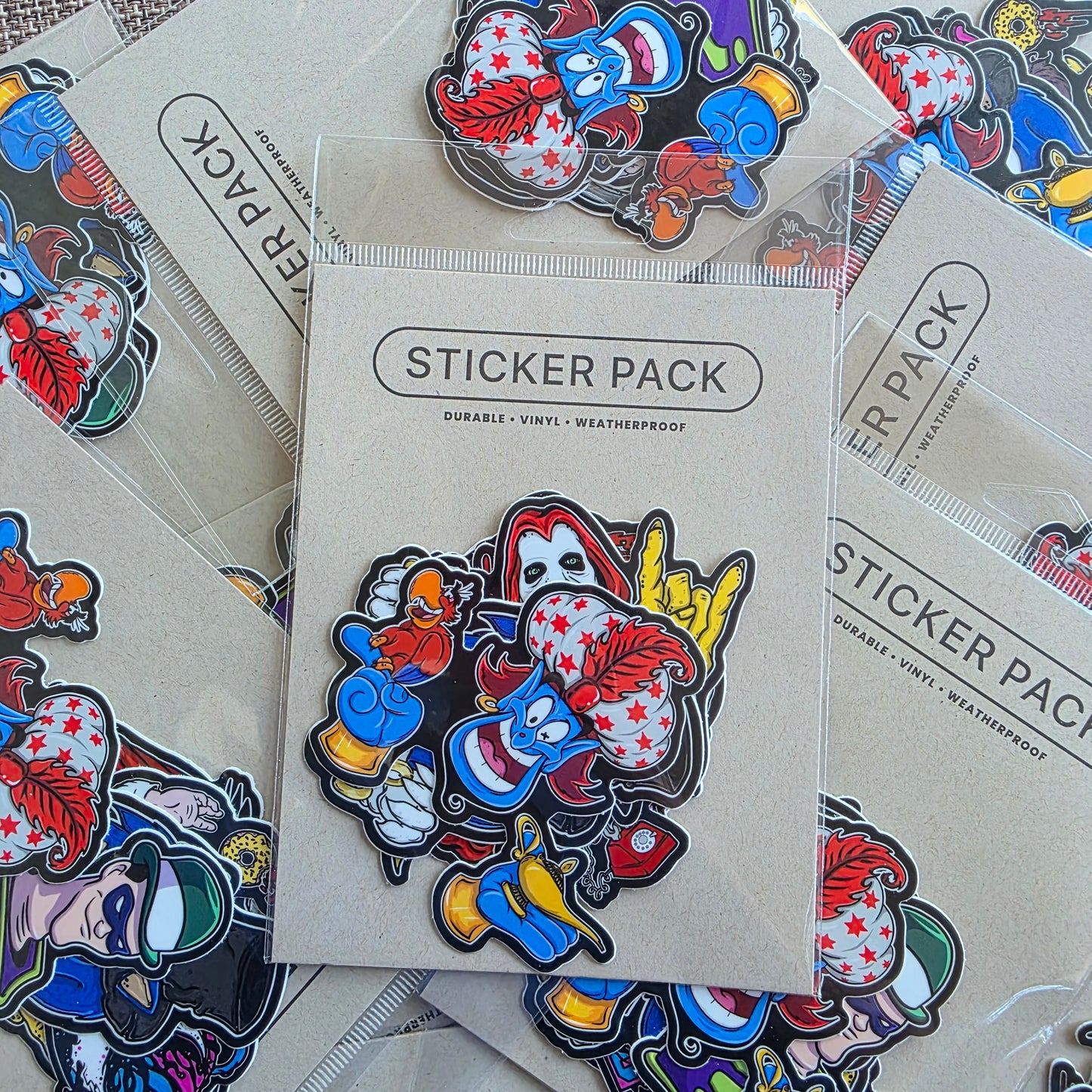 STICKER PACK: JOKER CARDS MASH-UPS
