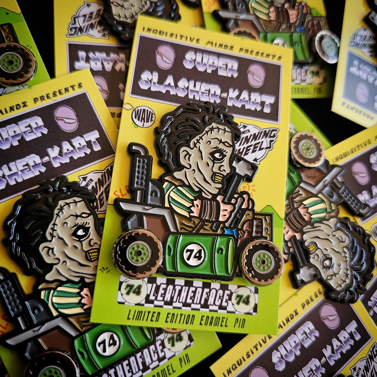 SUPER SLASHER-KART WAVE2: O.G. PIN LEATHERFACE (SINGLE PIN)