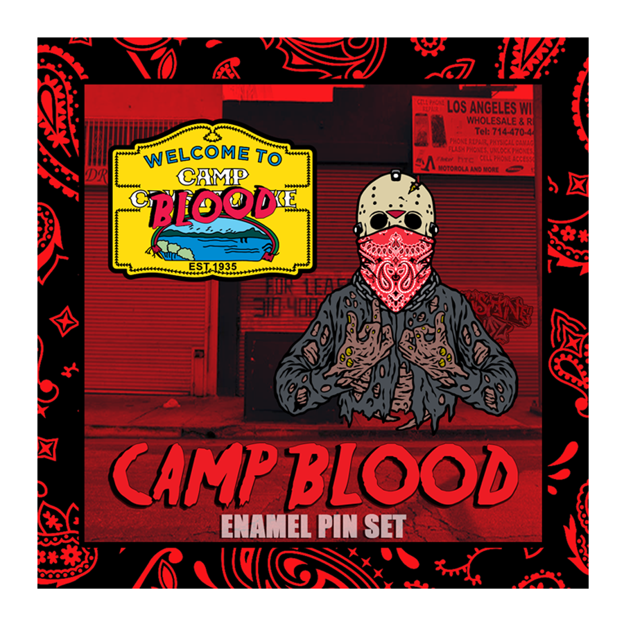 ENAMEL PIN: CAMP BLOOD PIN SET