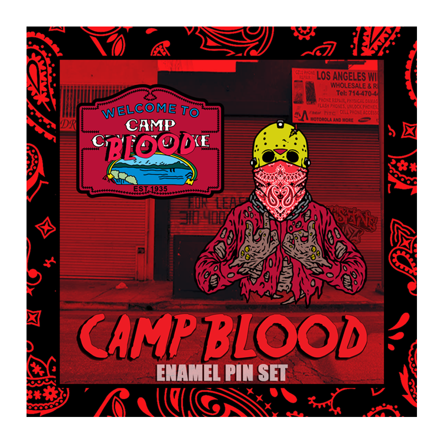 ENAMEL PIN: CAMP BLOOD PIN SET