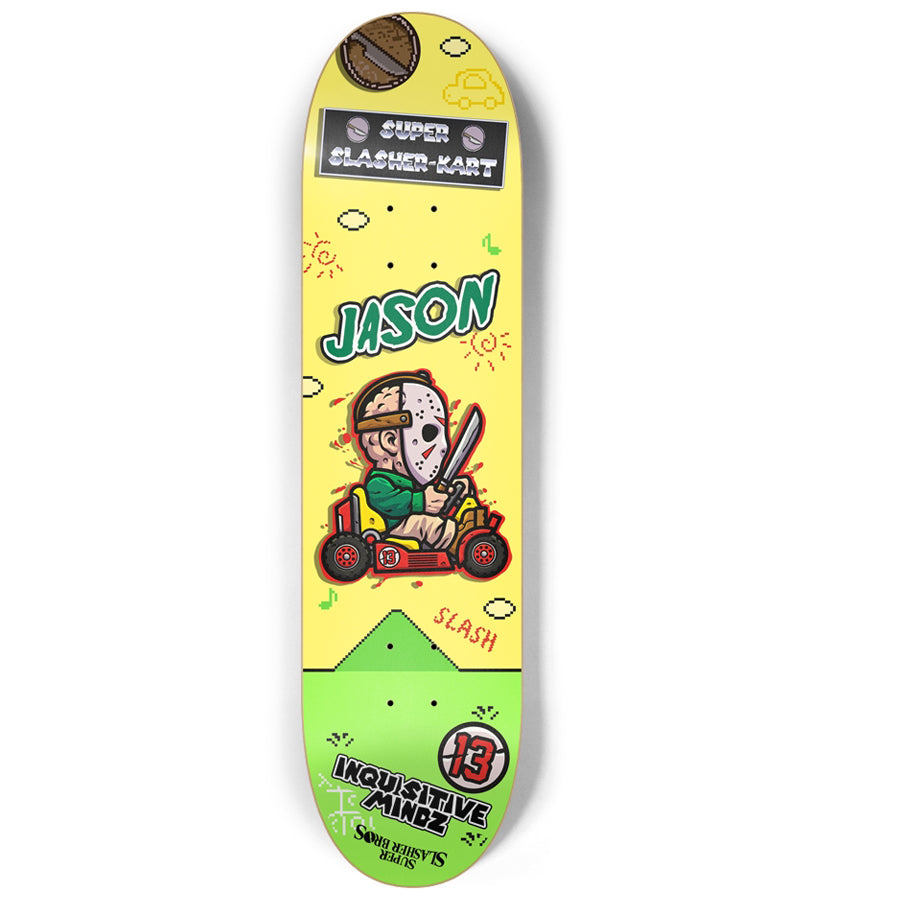 SK8 DECK: SUPER SLASHER-KART JASON AUTOGRAPHED