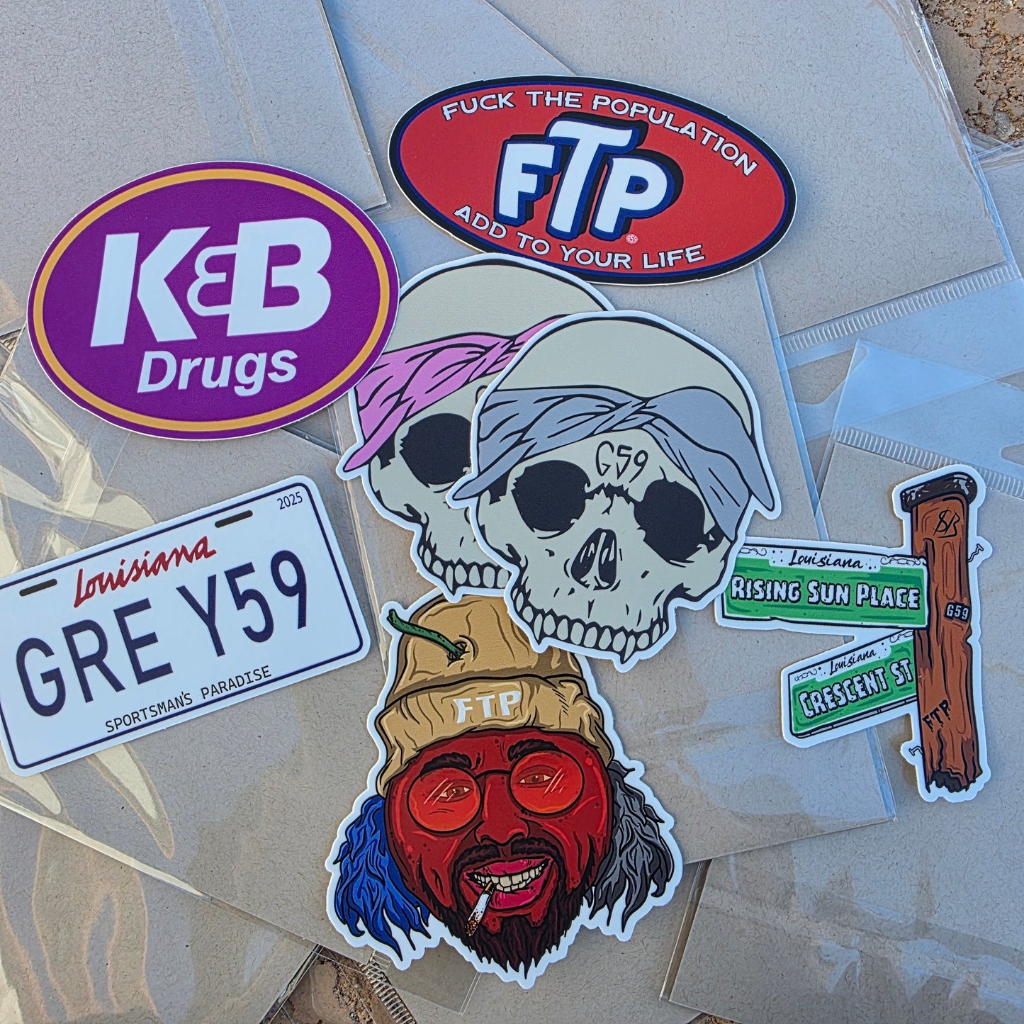 STICKER PACK: G59/FTP/$B