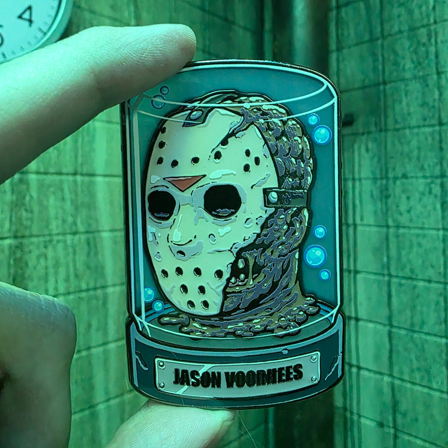 ENAMEL PIN: HORROR HEADS JASON