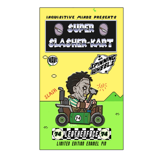 SUPER SLASHER-KART WAVE2: O.G. PIN LEATHERFACE (SINGLE PIN)