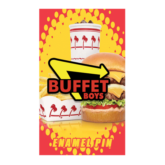 ENAMEL PIN: BUFFET BOY$