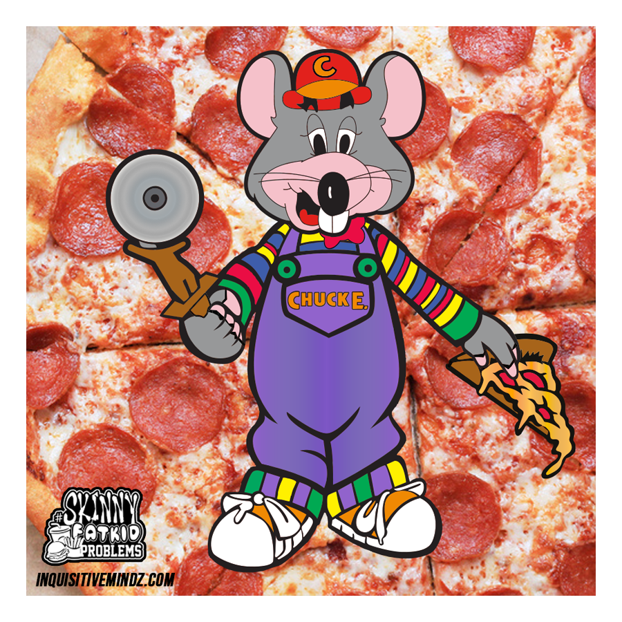 KISS-CUT STICKER: CHUCK E CHEESE