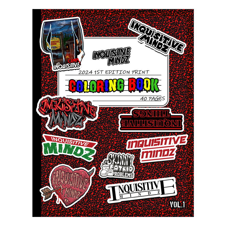 INQUISITIVE MINDZ COLORING BOOK VOL.1