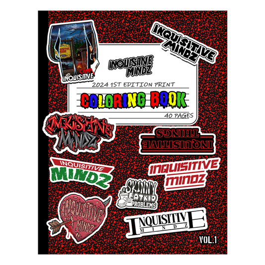 INQUISITIVE MINDZ COLORING BOOK VOL.1