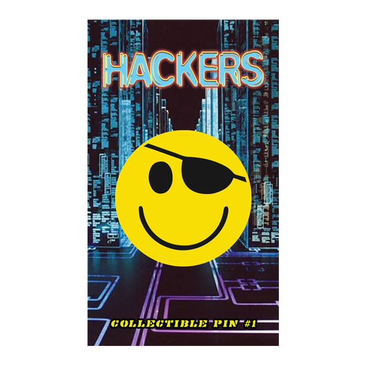 ENAMEL PIN: HACK THE PLANET (HACKERS PIN#1)