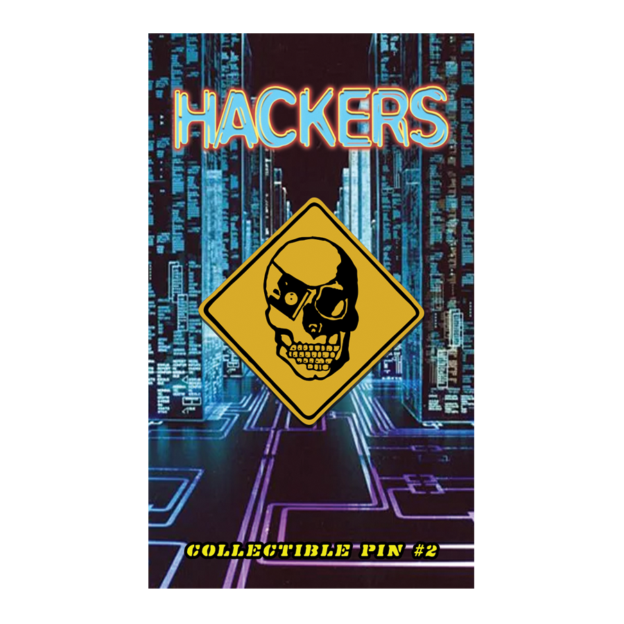 ENAMEL PIN: HACK THE PLANET (HACKERS PIN#2)