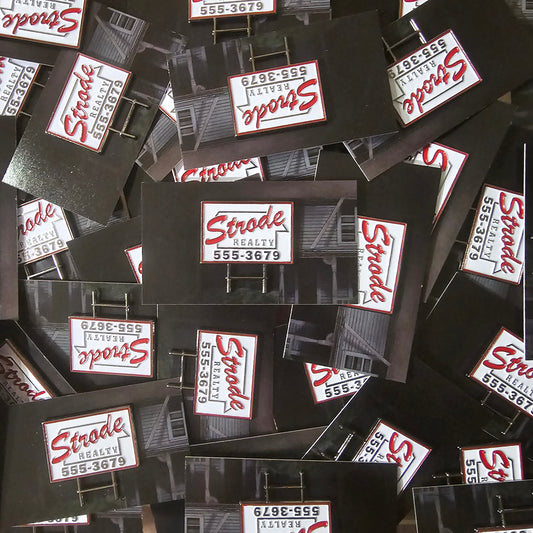 ENAMEL PIN: HALLOWEEN YARD SIGN W/ FREE PIN