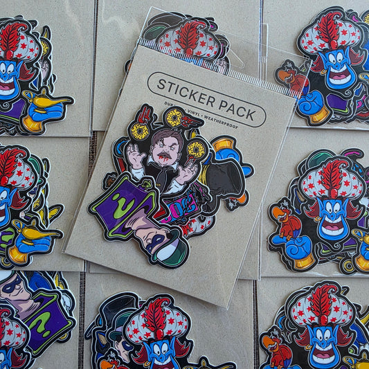 STICKER PACK: JOKER CARDS MASH-UPS