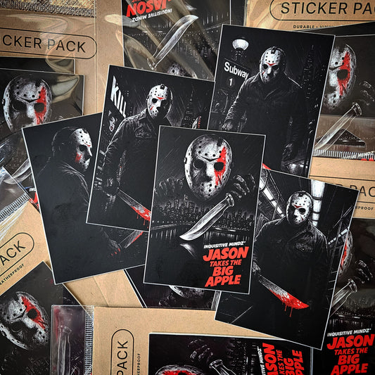 STICKER PACK: JASON TAKES SIN CITY