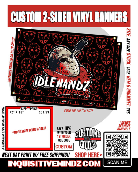 CUSTOM DOUBLE SIDED VINYL BANNERS