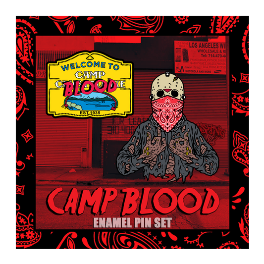 ENAMEL PIN: CAMP BLOOD PIN SET