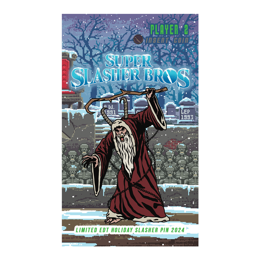 ENAMEL PIN: S.S.B. HOLIDAY SLASHER - KRAMPUS